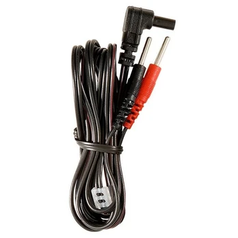 ElectraStim 2mm Replacement Cable Juodas, Raudona