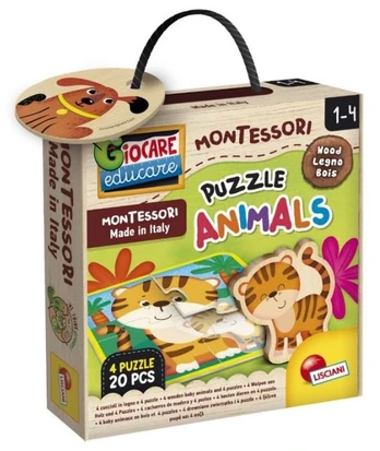 Montessori Wooden puzzle with animals