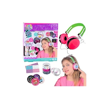 Lean Toys DIY Wired Earphones Creative Kit for Decorating