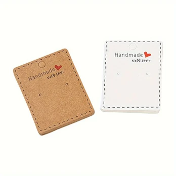 Papuošalų kortelės, Brown-50Pcs