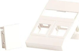 Lanview Sieninė plokštė 2 x Keystone. kaina