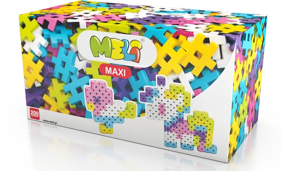Smartmax Konstruktorius Meli Maxi Rožinė 200 el.