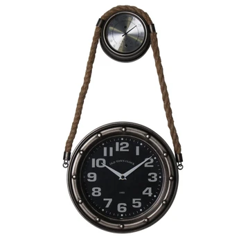 Laikrodis Splendid Dorm, ruda/juoda, 50 cm x 28.5 cm
