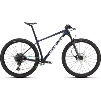 Specialized Chisel Hardtail Comp kalnų dviratis | Gloss Metallic Deep Marine - White, S
