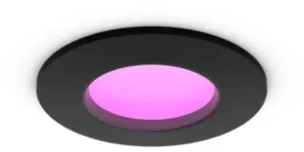 Philips Hue WACA Slim downlight S (90mm) Juodas