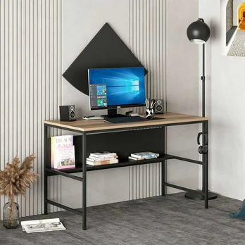 Stalas Kalune Design Greta 4481, rudas/juodas