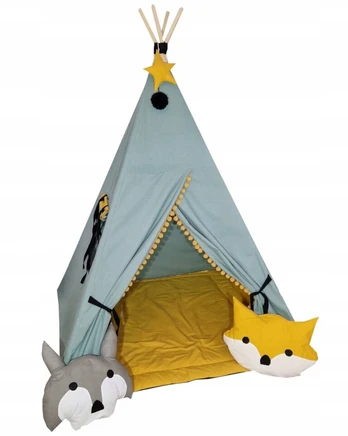 NAUJIENA! Tipi palapinė SAGE + pagalvės