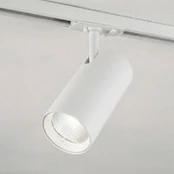 Lindby LED bėginis prožektorius „Linaro“, baltas, Ø 7 cm, aliuminis, CCT