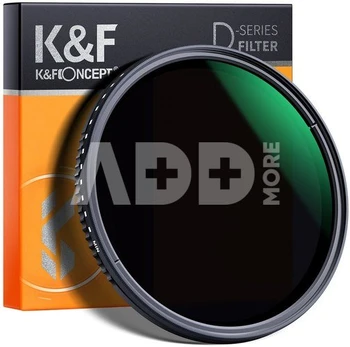 K&F Concept ND8-ND2000 72mm Nano X Variable ND filter with Multi - Resistant coating