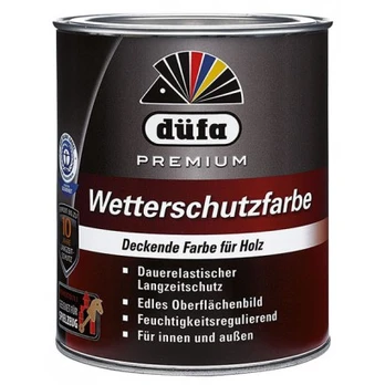 Dažai Dufa Premium Wetterschutzfarbe : Spalva - Sidabrinė pilka, Talpa - 2.5 l