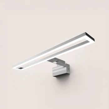 „OSRAM“ LED veidrodinė lempa „Orbis Saturn“, chromuota, plotis 50 cm, IP44