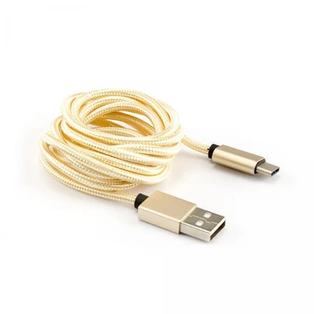 Sbox USB-TYPEC-15G USB->Type C M/M 1.5m fruity auksinis