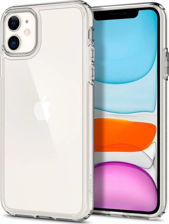 Dėklas Spigen Crystal Hybrid, clear - iPhone 11