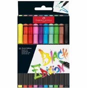 Faber-Castell - Brush pen Black Edition set (10 pcs) (116451) kaina