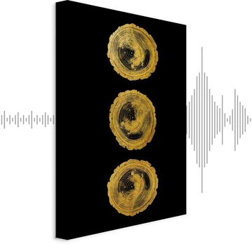 Artgeist Paveikslas - Golden Knots (1 Part) Vertical
