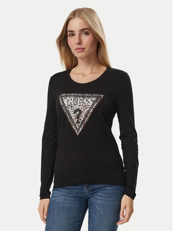 Guess Palaidinė W6BI57 K7387 Juoda Regular Fit