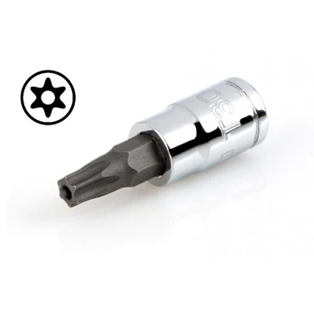 Tamperinis torx bito lizdas su 27 mm, 1/4" skyle