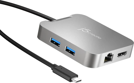 J5 Create J5Sukurkite 4K60 ELITE USB-C PD MULTI-PORT / ADAPTER