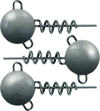 Galvakabliai Fox Rage Corkscrew Round Jig Heads, 15 g, 3 vnt.