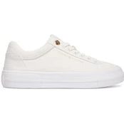 Laisvalaikio batai Tommy Hilfiger Th Foxing Platform Canvas FW0FW09480 Balta