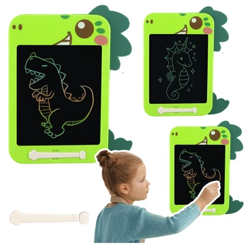 Rašymo/piešimo lenta LCD Dinozauras, žalia