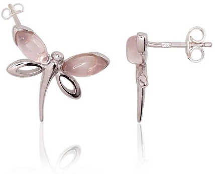 Sidabriniai auskarai moterims DiamondSky „Butterfly III"