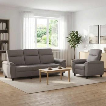 Sofa Sofos komplektas 2 vnt. Taupe Audinys