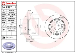 Stabdžių diskas BREMBO 09.N236.2X kaina