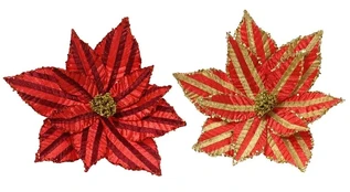 Dirbtinė gėlė, puansetija, 27 cm kaina