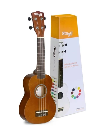 Soprano ukulelė Stagg US-NAT su dėklu