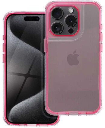 Oem MATRIX CLEAR dėklas, skirtas IPHONE 16 Pro Max, pudros rožinis