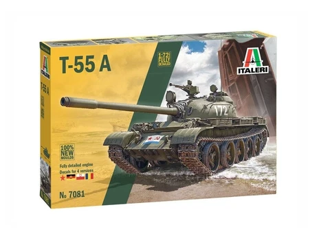 ITALERI T-55A Medium Battle Tank (Pl wersja)