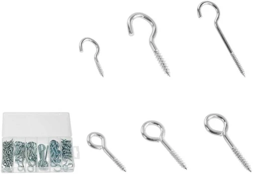 Wadfow Clamp set 151 pcs, closed, open eye