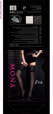 Moteriškos kojinės MONA Eva 20 Bianco