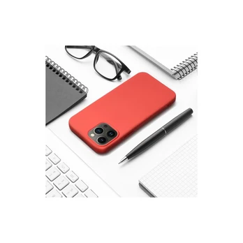 SILICONE case for IPHONE 17 Pro peach