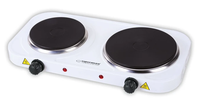 Esperanza EKH014W elektrinė viryklė, 2 zonos, balta