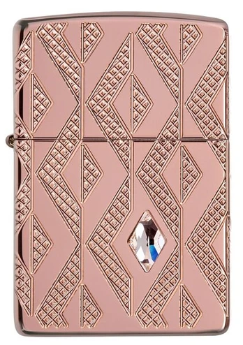 Žiebtuvėlis Zippo 49702 Armor® Geometric Diamond Pattern Design