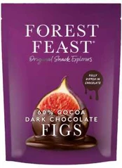 Forest Feast dark chocolate-coated figs, 140 g