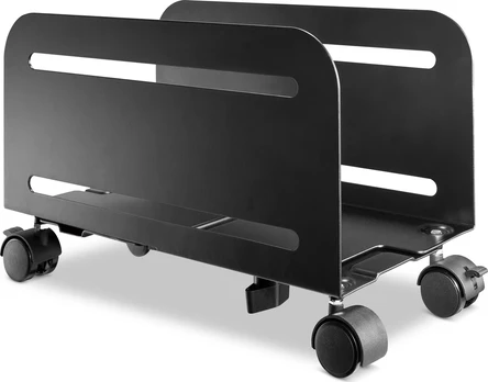 InLine® PC-Trolley, Rolling support for computer cases, max 10kg, juodas