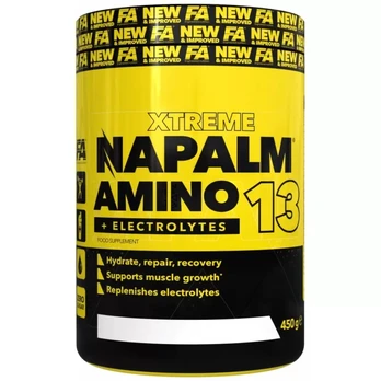 FA Xtreme Napalm Amino 13 + Electrolytes 450 g. - Lychee skonis