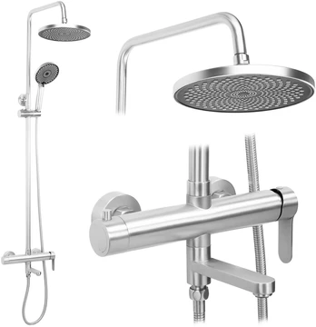 Dušo sistema REA Arcos, Brushed Nickel