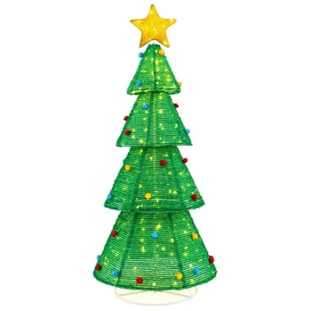 Bonideco Select LED kalėdinė eglutė 80x80x190cm., žalios spalvos