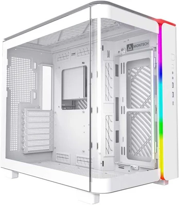 Montech KING 95 Midi-Tower, Tempered Glass, ARGB - baltas