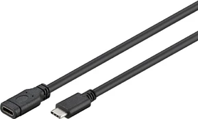 USB MicroConnect USB-C – USB-C laidas 1 m juodas (USB3.1CC1EX) kaina
