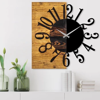 Sieninis laikrodis Wooden Clock 7