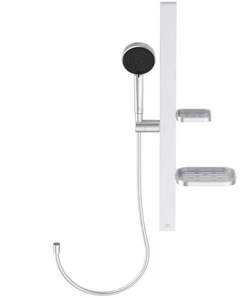 Ideal Standard Alu+ brusersæt Ø100 mm, Silver