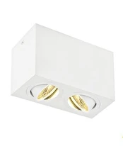 SLV LED lubinis šviestuvas Triledo Double 1002008, baltas