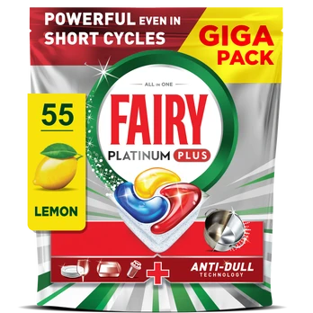 Indaplovių kapsulės Fairy Platinum Plus, 55 vnt.