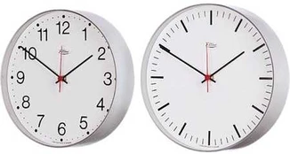 ELTIME Quartz Commander hvid Ø250mm, 60mm dyb med arabertal
