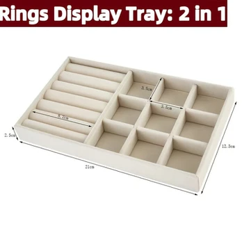 Papuošalų dėklas, 2 In 1 Display Tray